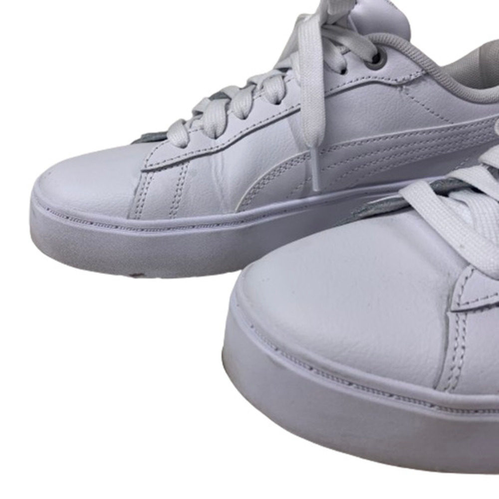 PUMA White Smash Platform v2 Classic‎ Sneakers - Picture 3 of 14